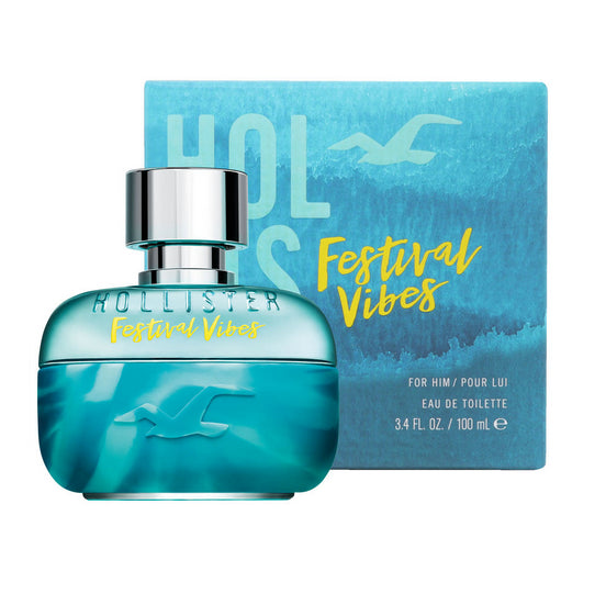 HOLLISTER - Hollister Festival Vibes para hombre / 100 ml Eau De Toilette Spray