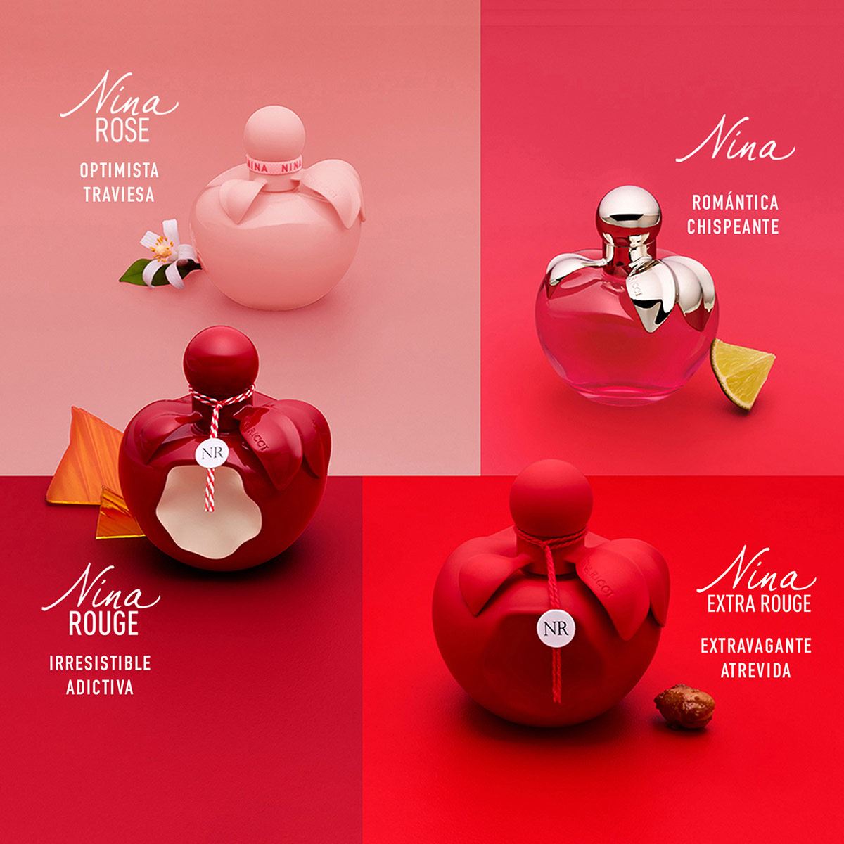 Nina Extra Rouge para mujer / SET - 50 ml Eau De Parfum Spray