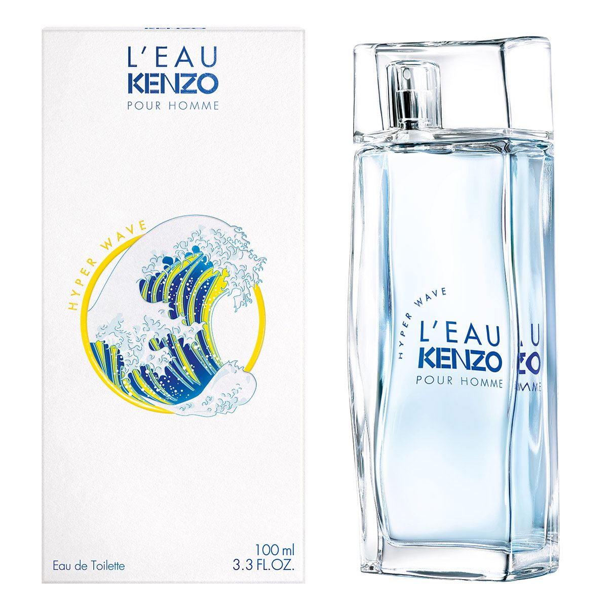 L'Eau Kenzo Hyper Wave para hombre / 100 ml Eau De Toilette Spray