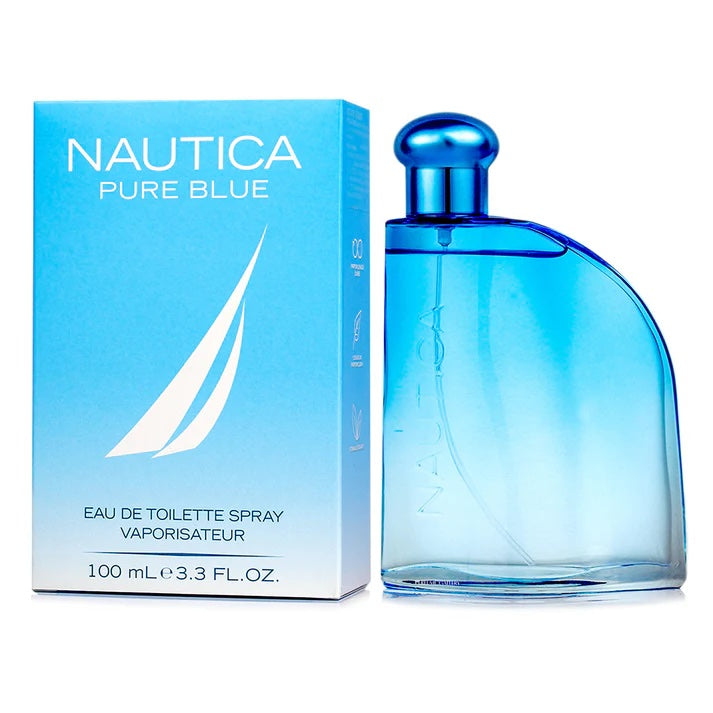 Nautica Pure Blue para hombre / 100 ml Eau De Toilette Spray