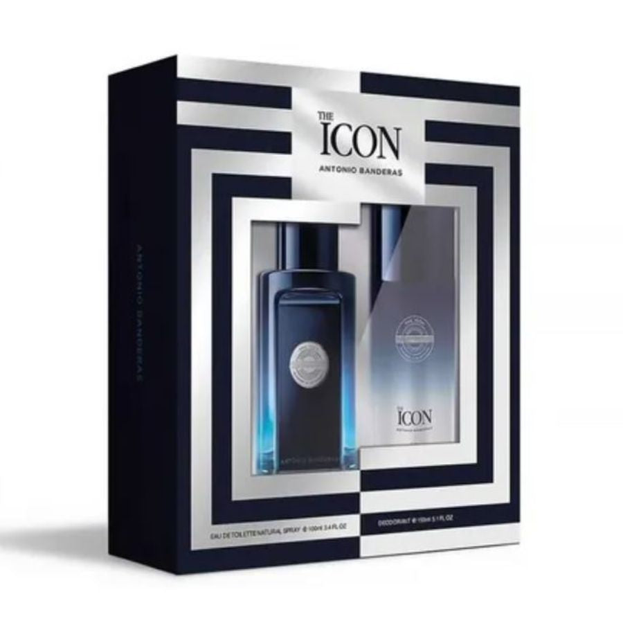 The Icon para hombre / SET - 100 ml Eau De Toilette Spray