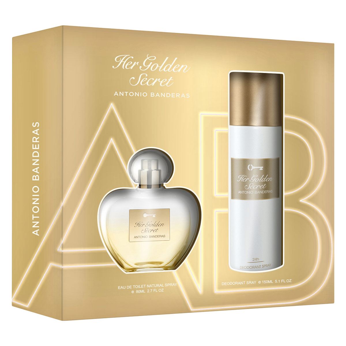 Her Golden Secret para mujer / SET - 80 ml Eau De Toilette Spray