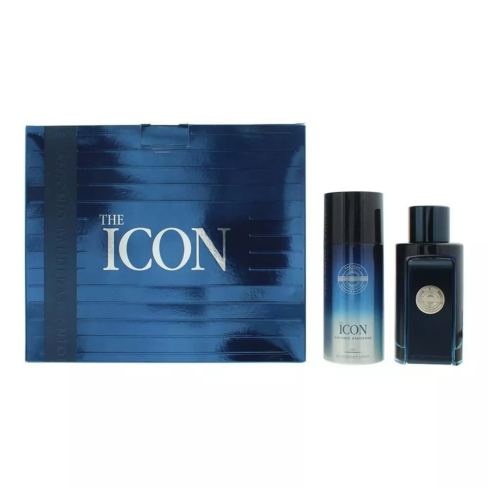 The Icon para hombre / SET - 100 ml Eau De Toilette Spray