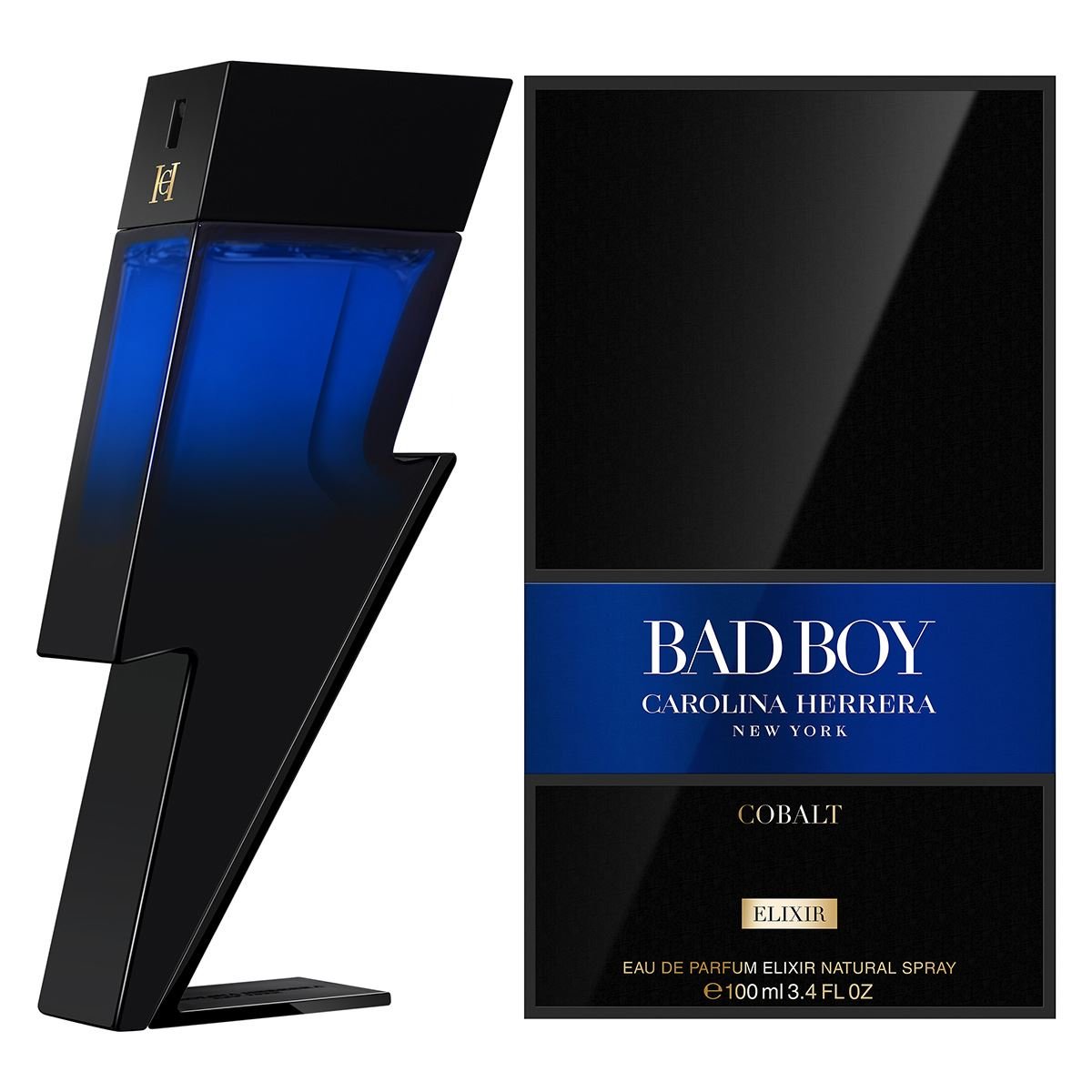 Bad Boy Cobalt Elixir para hombre / 100 ml Eau De Parfum Spray