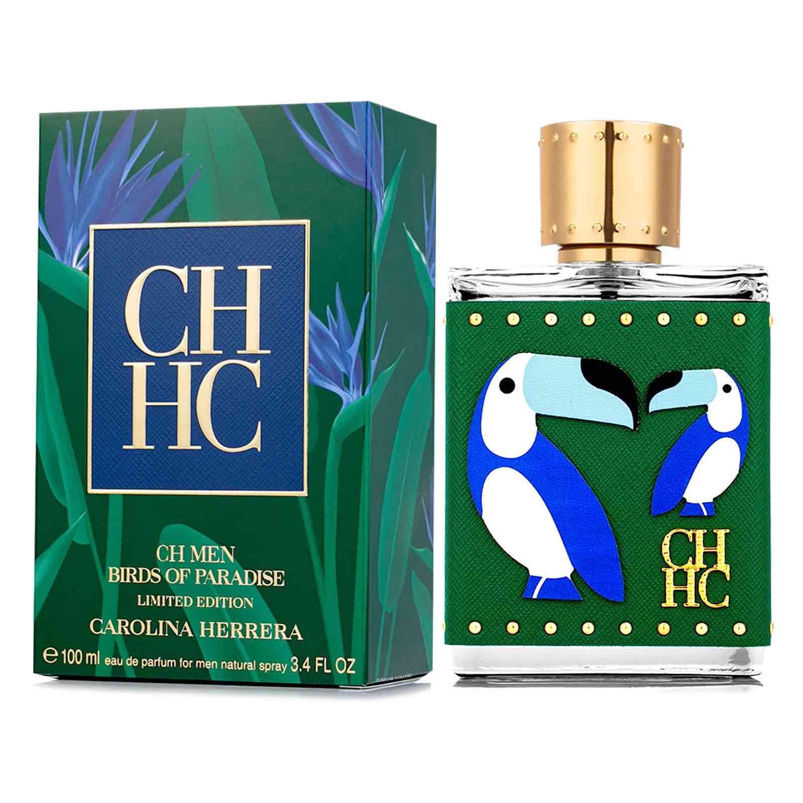 CH Men Birds Of Paradise para hombre / 100 ml Eau De Parfum Spray