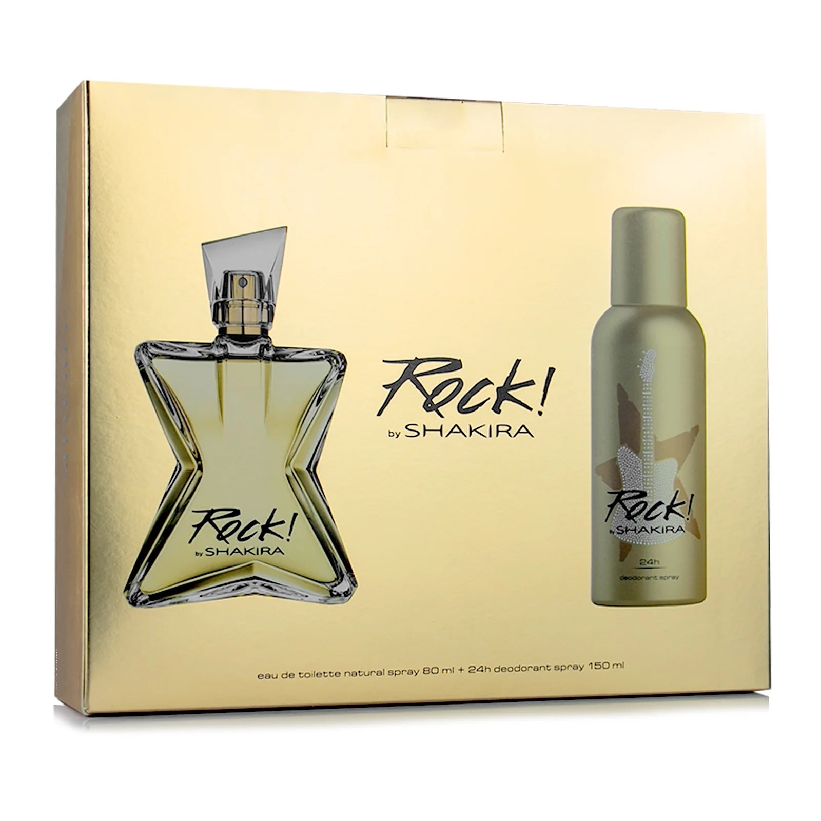 Shakira Rock para mujer / SET - 80 ml Eau De Toilette Spray