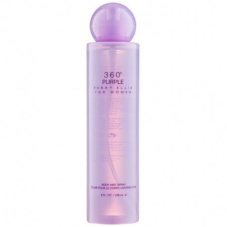 PERRY ELLIS - 360º Purple para mujer / 236 ml Body Mist Spray